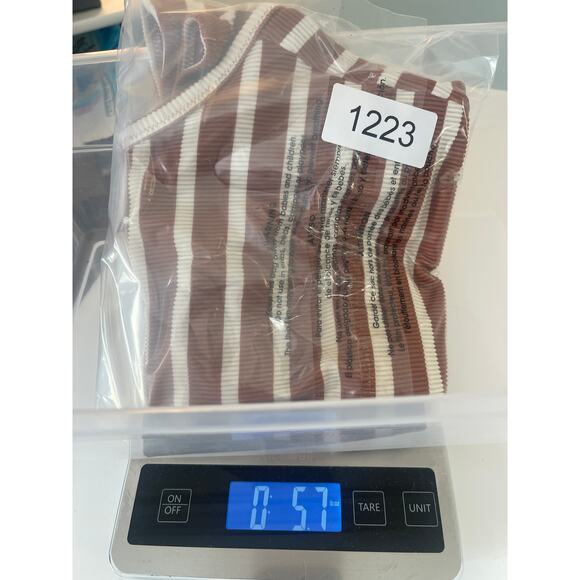 Aerie Ribbed Striped Bikini Orange Size Womens Large READ - Picture 8 of 8